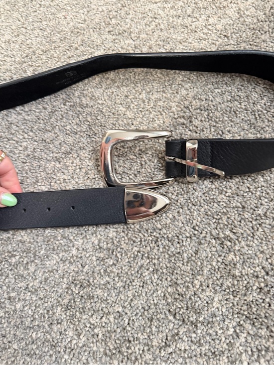 B-Low The Belt | Jordana Mini Belt in Black and Silver main image 2